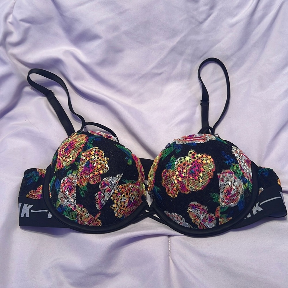 Pink Victoria Secret Strappy Date Bra
